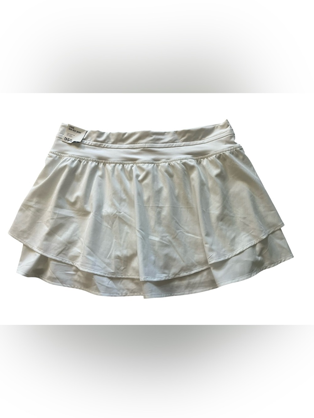 DSG Stride High-Rise Skort Pure White Built-In Shorts Women’s XXL Tennis Golf - Picture 3 of 13